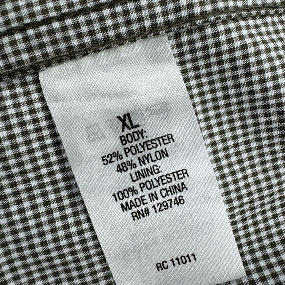 Ridgecut Mens XL Vented Work Shirt Gray Check Button Down Long Sleeve Utility - Picture 5 of 11